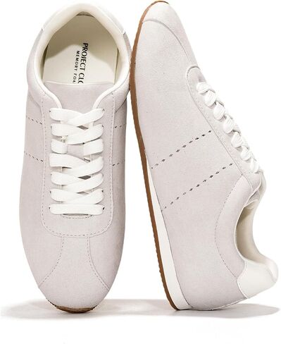 Project Cloud Sneakers for Women - Lightweight with Memory Foam Insole Womens Sneakers - Non Slip Work Shoes for Women Footwear - Lace Up Womens Casual Shoes (Panther) in Saudi Arabia