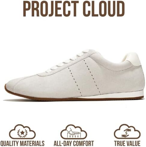 Project Cloud Sneakers for Women - Lightweight with Memory Foam Insole Womens Sneakers - Non Slip Work Shoes for Women Footwear - Lace Up Womens Casual Shoes (Panther) in Saudi Arabia