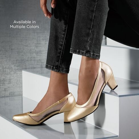Array Women's Eve Lucite Trim Low Cheel Pump Pump in Kuwait