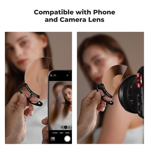 K&F Concept 100mm حلزوني Halo Camera Lens Filter مؤثرات خاصة لعدسة الكاميرا الزجاج البصري واضح مع قطعة قماش تنظيف in Saudi Arabia