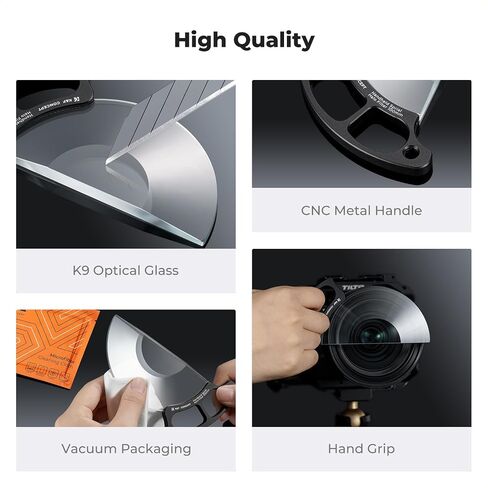 K&F Concept 100mm حلزوني Halo Camera Lens Filter مؤثرات خاصة لعدسة الكاميرا الزجاج البصري واضح مع قطعة قماش تنظيف in Saudi Arabia
