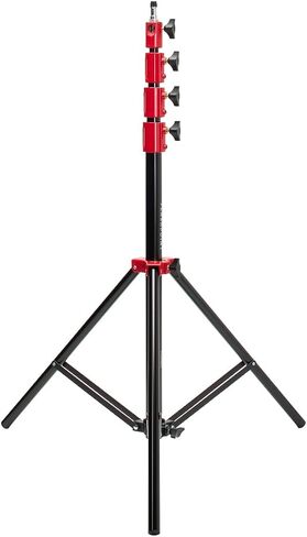 Flashpoint Pro Air-Air-Air-Duty Light Stand (Red ، 9.5 ') in Saudi Arabia