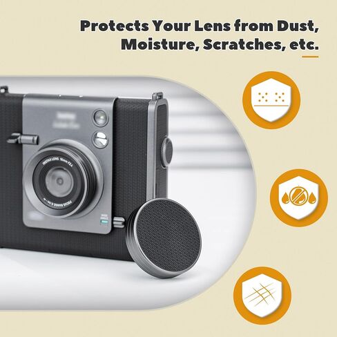 غطاء غطاء العدسة من الألمنيوم JJC لـ Fujifilm Instax Wide Evo ، واقي عدسة DustProof و Anti-Scratches مع سطح EVA الداخلي والسيليكون الناعم ، وملحقات Fuji Wide Evo in Saudi Arabia