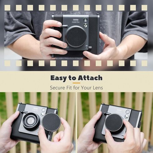 غطاء غطاء العدسة من الألمنيوم JJC لـ Fujifilm Instax Wide Evo ، واقي عدسة DustProof و Anti-Scratches مع سطح EVA الداخلي والسيليكون الناعم ، وملحقات Fuji Wide Evo in Saudi Arabia