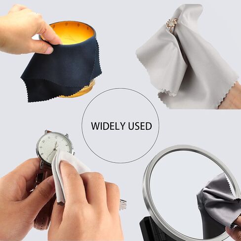 6 Packs Microfiber Cleaning Cloth, Eye Glasses Cleaner, Lens Wipes for Glasses Screens Camera and More Pink Yellow Green White Grey Blue Black in Saudi Arabia