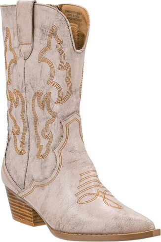 Corkys Footwear Hey Girl Womens Somebodys Problem 2-Inch Stacked Heel Western Boot, Featuring Cushioned Insoles For All Day Wear, Western Stitching, and A Full Inside Zip in Saudi Arabia
