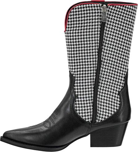 Corkys Footwear Hey Girl Womens SomeBodys مشكلة حذاء غربي مكدسة بحجم 2 بوصة ، ويتميز بملعب مملوء بالملابس طوال اليوم ، والخياطة الغربية ، وملفقة كاملة داخل الرمز البريدي in Kuwait