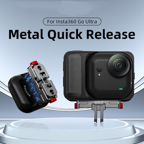 حبل سريع الإصدار لـ Insta360 Go Ultra Aluminium Camera Camera Adapter مع منفذ ملولب 1/4 بوص in Saudi Arabia