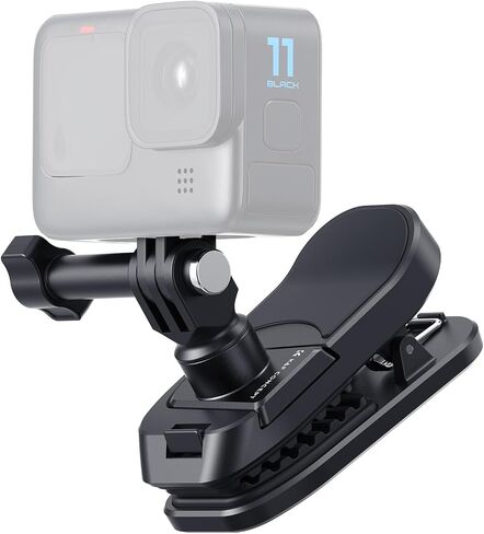 K & F Concept Concept Magnetic Backpack Clip Mount for DJI Osmo Action 5 Pro ، 180 ° دوار ، حامل الكاميرا السريع لإصدار Go Pro Hero 13 12 11 10 9 Black ، Osmo Actoin 3/4 ، Insta360 X5 X4 X3 ، Ace Pro 2 in Kuwait
