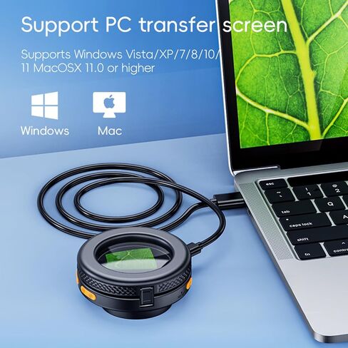 المجهر الرقمي المتقدم المحمول مع تكبير 500X ، سهل الحمل مجهر التفتيش ، مثالي للمراقبة العلمية المحمولة مع شاشة مدمجة in Saudi Arabia