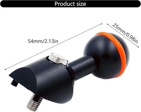 Ball Joint Adapter Base Ball Joint Mount Adapter For Z330 Z240 S D2000 Underwater Dives Lighting Flashlight Systems For Underwater Dives Lighting Flashlight in Saudi Arabia