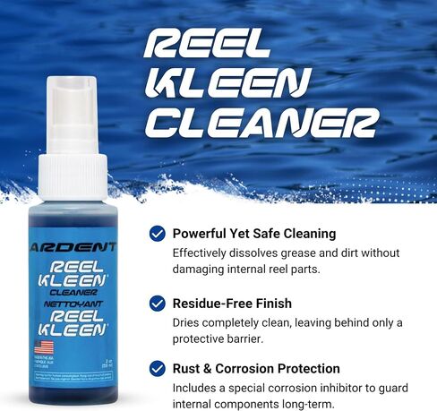 Ardent Freshwater Reel Care Maintenance Pack/Long-Lasting Protection and Clean/Includes Multi-Tool, Reel Butter Grease, Reel Kleen Cleaner, and Reel Butter Oil in Saudi Arabia