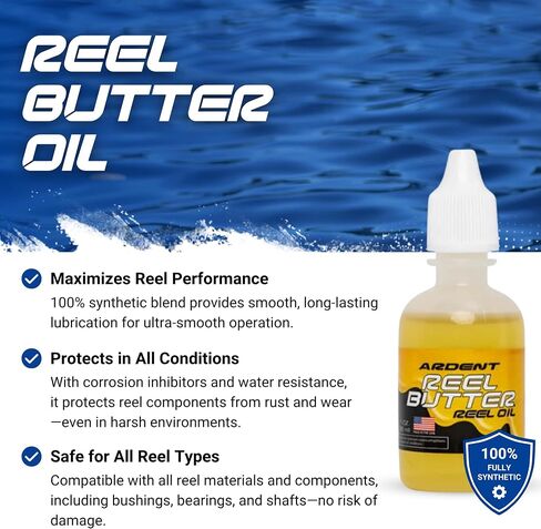 Ardent Freshwater Reel Care Maintenance Pack/Long-Lasting Protection and Clean/Includes Multi-Tool, Reel Butter Grease, Reel Kleen Cleaner, and Reel Butter Oil in Saudi Arabia