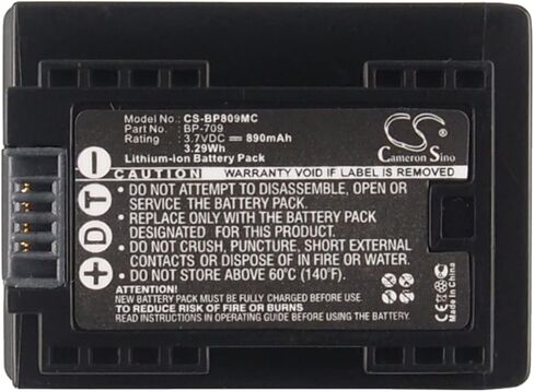 بطارية 890mAh لـ Canon Vixia HF R300 ، Ixia HF R306 in Saudi Arabia