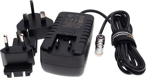 Power Adapter AC 110V to 240V to BMPCC 4K Black Magic 2pin Power Cable 12V 3A for Blackmagic Pocket Cinema Camera 4K, 6K Pro, 6K G2(1.3m/52in) in Saudi Arabia