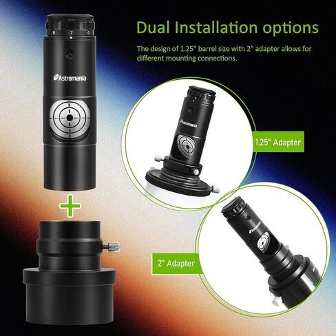Astromania Deluxe Telescope LRGB 2 Inch Filter Set - Bundle with -Telescope Alignment 1.25 Inch with 2 Inch Adapter in Saudi Arabia