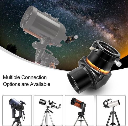 Astromania Deluxe Telescope LRGB 2 Inch Filter Set - Bundle with - 2 inch Diagonal 45-Degree in Saudi Arabia
