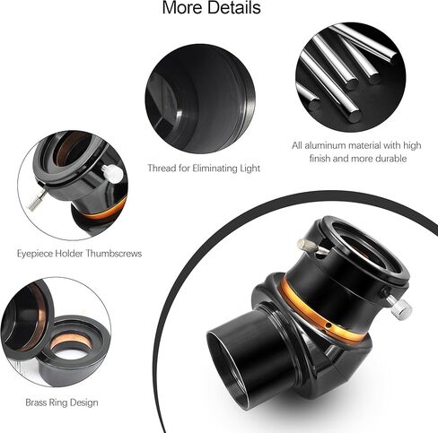 Astromania Deluxe Telescope LRGB 2 Inch Filter Set - Bundle with - 2 inch Diagonal 45-Degree in Saudi Arabia