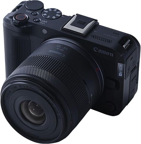 Canon EOS R50V Mirrorless Camera with 14-30mm + 55-210mm Lenses, 128GB Memory, Video Light, Microphone, Filters, U-Grip, Case, Software and More (Vlogger Bundle) (Renewed) in Saudi Arabia