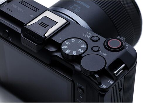 Canon EOS R50V Mirrorless Camera with 14-30mm + 55-210mm Lenses, 128GB Memory, Video Light, Microphone, Filters, U-Grip, Case, Software and More (Vlogger Bundle) (Renewed) in Saudi Arabia