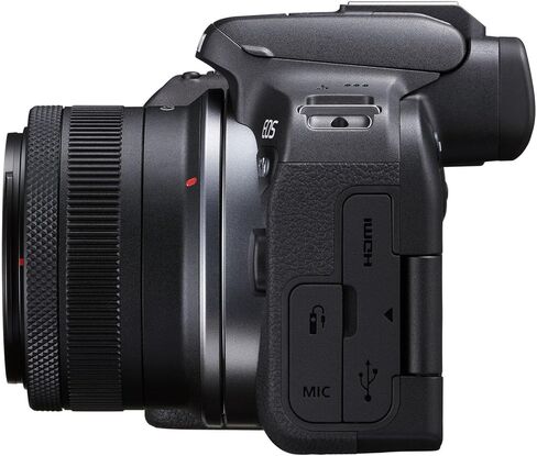 Canon EOS R10 Mirrorless Camera with RF-S 18-45mm f/4.5-6.3 is STM and EF 75-300mm f/4-5.6 III & 420-800mm f/8 Lens + Mount Adapter + 64 GB Memory + Extra Battery + More (27pc Bundle) (Renewed) in Saudi Arabia