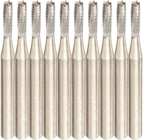 FG #557 Dental Carbide 19mm Burs (Pack of 100) Friction Grip for High Speed Hand Piece in Saudi Arabia
