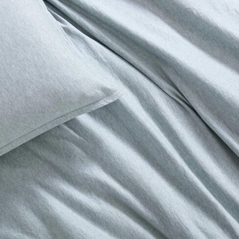 Calvin Klein - مجموعة غطاء لحاف الملكة ، ديكور المنزل الناعم الفاخر ، الفراش القطني Melange Melange Modern (Ivory Gray Heather ، Queen) in Saudi Arabia