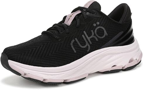 Ryka Womens Devotion X Max RS Walking Shoes Black Mesh Fabric 7 M in Kuwait