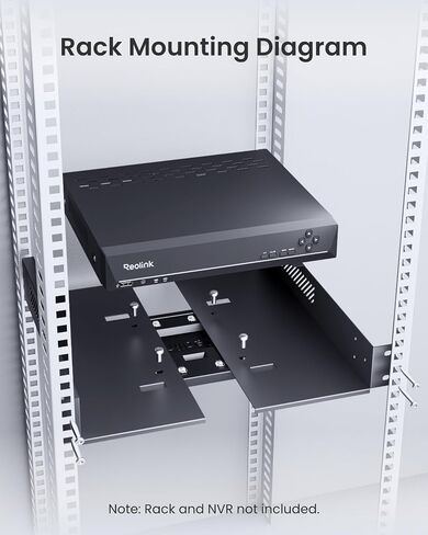 Reolink NVR Bracket, Compatible with Reolink NVRs (e.g. RLN8-410, RLN16-410) & PoE Systems (e.g. RLK16-800B8、RLK8-1200D4-A), RLA-RM1 in Saudi Arabia