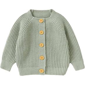 Lawkul Baby Cardigan Sweater Romper Pullover Ultra Soft Contency Slevely Lightwight Long Long for Boy Girl Infants & Childrers in Kuwait