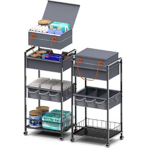 بيبي حفاضات CADDY تنظيم -3 طبقة رولينجدير العربة حديثي الولادة الأساسيات DIAPER2IN1 CADDY مع المقسم in Kuwait