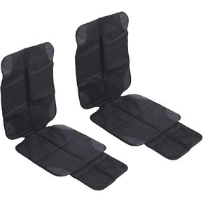 2PCS Car Sun Shade Cover, 600D Oxford Cloth Non Slip Pattern Infant Car Seats Protector with Mesh Pocket, Baby Carseat Cover Protector Fits for All Baby Seats in Saudi Arabia