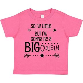 inktastic So I'm Little, But I'm Gonna Be a Big Cousin Toddler T-Shirt in Saudi Arabia