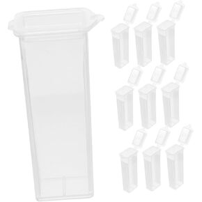Mikikit 10 Pcs Slide Cases with Slotted Channels for Safe Separation Abs Pathological Slide Boxes Snaps Easy Clean Storage and Lab Supplies in Kuwait