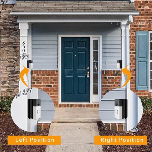 Adjustable 30 to 55 Degree Doorbell Angle Mount Compatible with Video Doorbell 1st / 2st / 3st / 4st / (2020 Release), Replacement Angle Adjustment Adapter Mounting Bracket Wedge Kit in Saudi Arabia