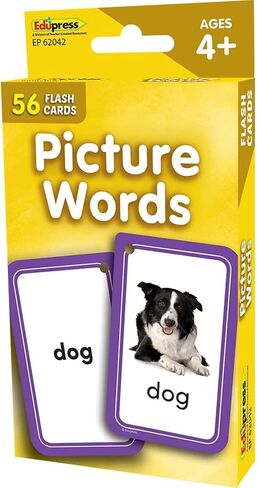 Teacher Created Resources Picture Words Flash Cards (EP62042) 3-1/8" x 5-1/8" in Saudi Arabia
