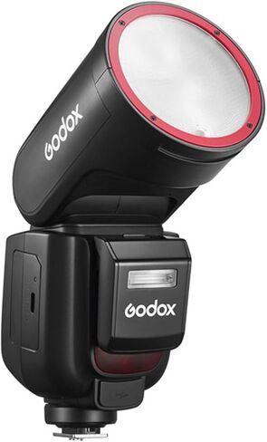 godox v1pro v1pro n ttl flash for Nikon Cameras ، 1/8000 HSS 500 Full Power Lowses ، 1.3S وقت إعادة التدوير ، 2.4 جرام لاسلكي مع Flash SU-1 Speedlight الخارجي (Godox V1Pro-N USA إصدار) in Saudi Arabia
