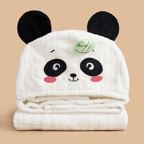 Hooded Toddler Towels with Animal Hood - 500GSM Ultra Soft & 6X Absorbent Baby Bath Towel, Large 28x55 Inch Coral Fleece Hooded Kids Towel for Boys Girls, Cape Blanket 2 Pack in Saudi Arabia