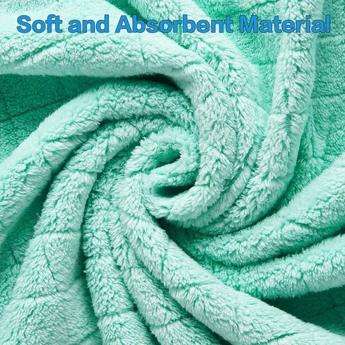 Hooded Toddler Towels with Animal Hood - 500GSM Ultra Soft & 6X Absorbent Baby Bath Towel, Large 28x55 Inch Coral Fleece Hooded Kids Towel for Boys Girls, Cape Blanket 2 Pack in Saudi Arabia