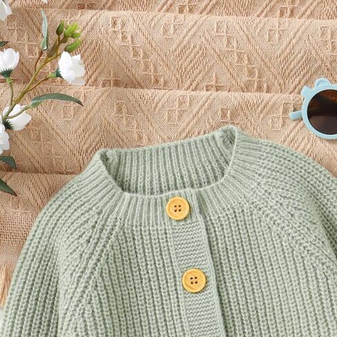 Lawkul Baby Cardigan Sweater Romper Pullover Ultra Soft Contency Slevely Lightwight Long Long for Boy Girl Infants & Childrers in Kuwait