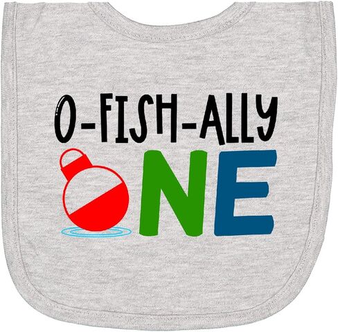 inktastic O-Fish-Ally 1 Newborn Bib in Saudi Arabia