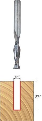 Freud 75-103: 1/4" (dia.) Up Spiral Bit with 1/4" shank, 2" overall length in Saudi Arabia