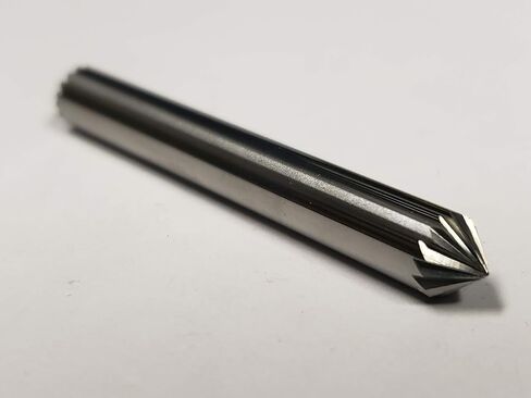1/4" Style K 90 degree Cone Shape 1/4" Shank Single Cut Carbide Burr SK-1 in Saudi Arabia