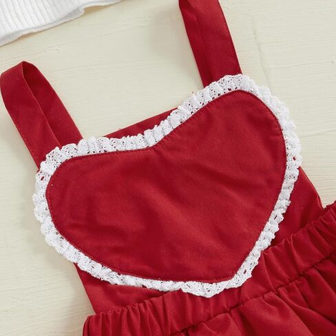 Beqeuewll Toddler Christmas Dress Princess Girl Party Dresses Solid Sleed Skirt Skirt Girls Outfit 2pcs in Kuwait