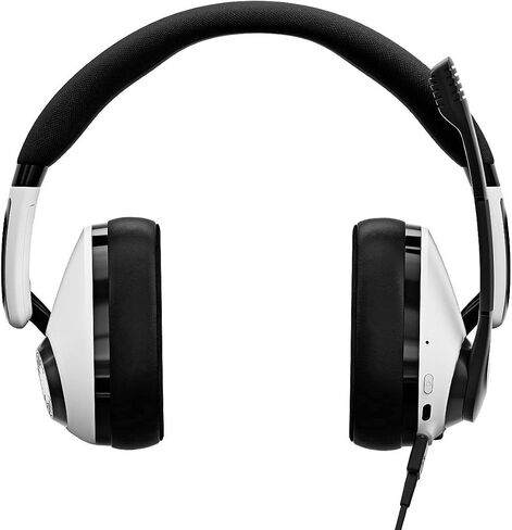 EPOS H3 Hybrid - Closed Acoustic Gaming Headset with Bluetooth - USB-A PC & 3.5mm Console Cable - Dual Microphones - Lightweight - Easy Adjustment - Long Battery Life - Multi-Platform Compatible Black in Kuwait