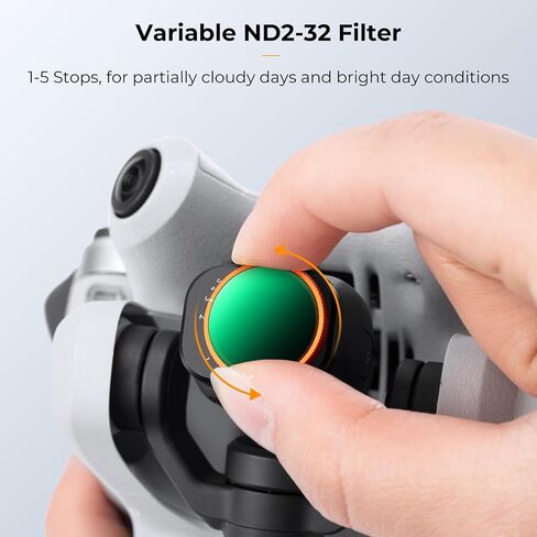 K&F Concept Upgrade Variable ND Filter Kit Compatible with DJI Mini 4 Pro in Saudi Arabia