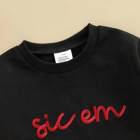 Newborn Baby Football Outfit My 1st Football Season Sweatshirt Romper Infant Boy Girl Football Clothes 3 6 12 Month in Kuwait