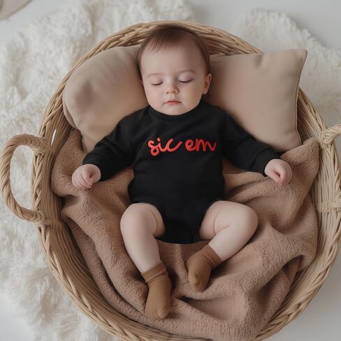 Newborn Baby Football Outfit My 1st Football Season Sweatshirt Romper Infant Boy Girl Football Clothes 3 6 12 Month in Kuwait