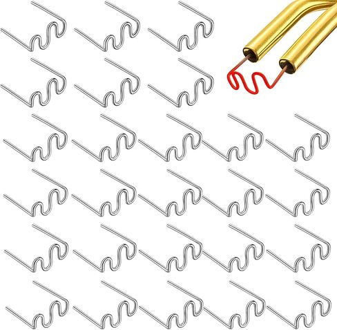 1000pcs سلك لحام الموجة الساخنة ذات الشكل الساخن - 0.6/0.8 ملم من المواد الغذائية الأساسية لإصلاح المصد لللحام البلاستيكي ، متوافق مع معظم السيارات لإصلاح ذوبان البلاستيك الساخن ABS in Kuwait