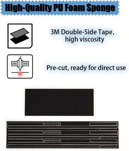 Pre-Cut Self Adhesive Light Seal Foam Sponge Kits Repair for Nikon F2 Camera Accessories (for Nikon F2) in Saudi Arabia